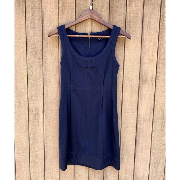 Theory Wool Jumper Dress Midnight Blue Black Size 2 - Picture 7 of 11